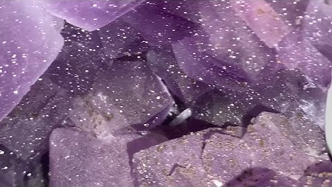 A rare amethyst crystal