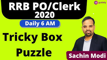 Previous Year Box based puzzle for RRB PO Prelims by Sachin Modi Sir