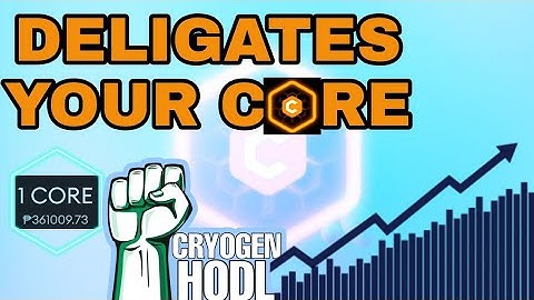 HOW TO DELEGATES YOUR CORE #coredao #core