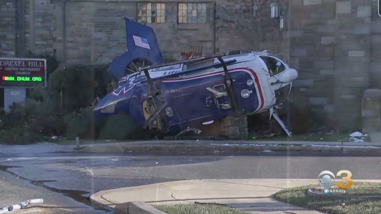 Investigation Of Medical Helicopter Crash In Drexel Hill Could Take