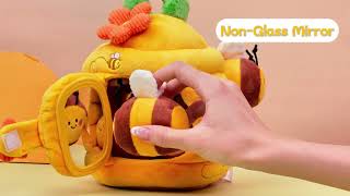 JoyCat Baby Toys 6-12 Months - Soft Baby Beehive with 5 Sensory Bees - Rattle screenshot 4