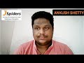 Testimonialjspider rajajinagar ankush shetty