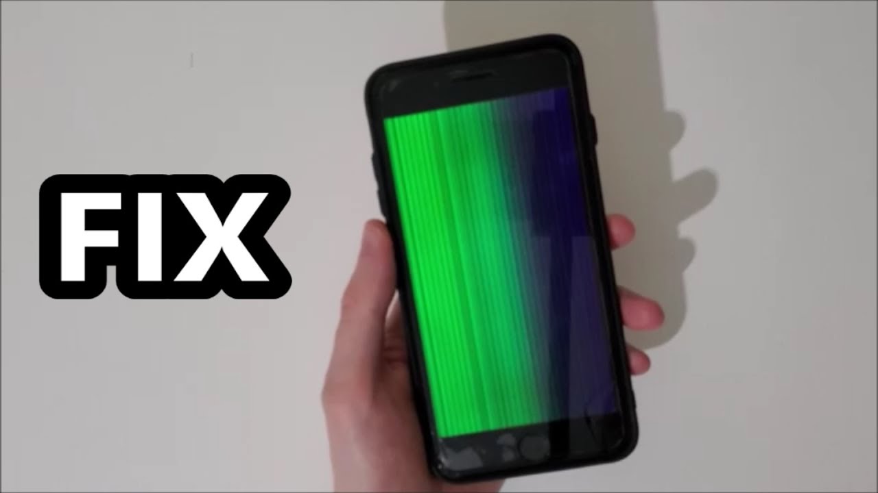 Iphone Flashing Green Screen Fix Iphone 8 Plus Youtube