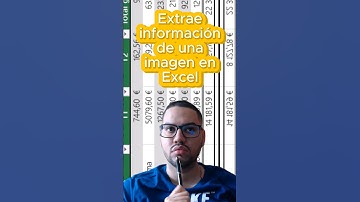 Extrae información de una imagen en Excel #excel #tipsexcel #aprendeexcel #aprende #tutoriales