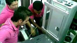 glass bottle plant by MACSA laser / Krones Filling and Packing Machine