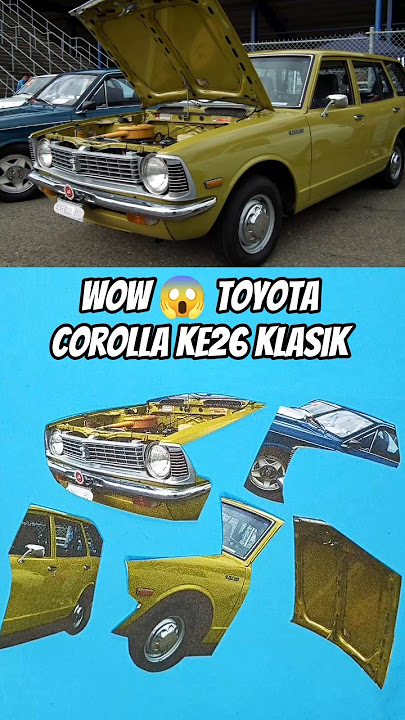 Wow!! Mobil klasik Toyota Corolla KE26 😱 #shorts