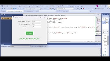 Currency Converter Project in Python