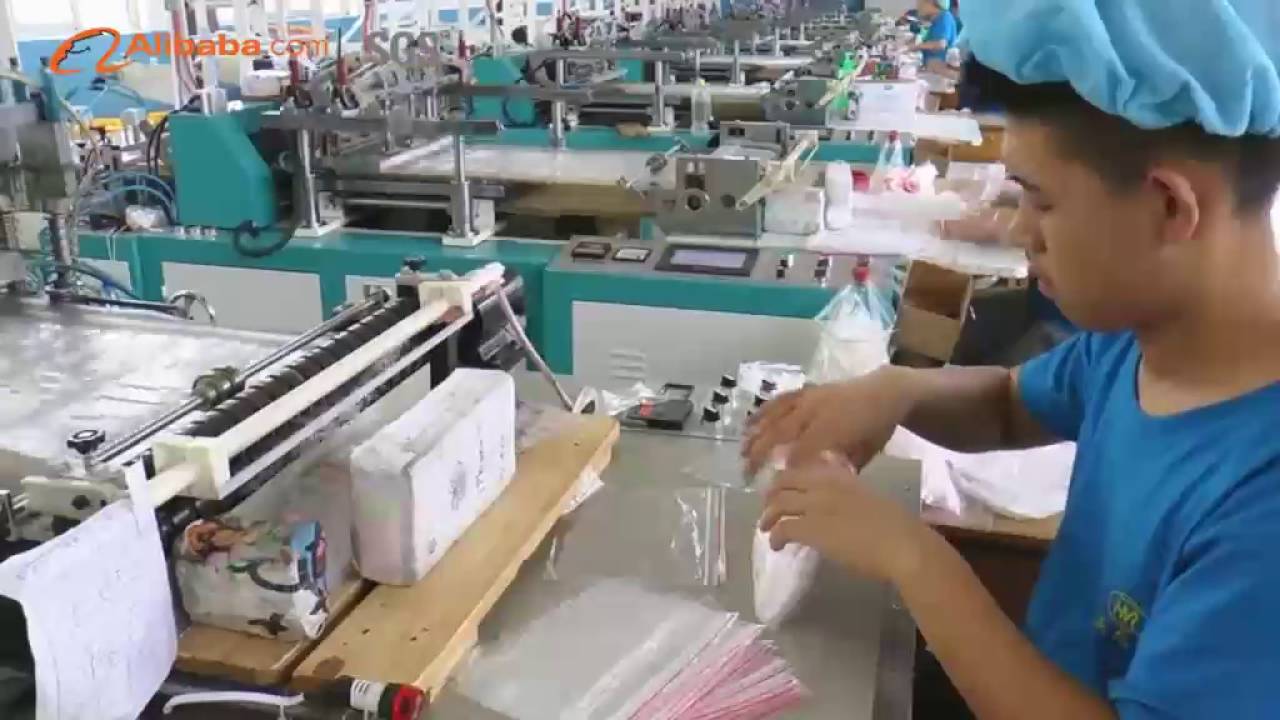 HAWIER China Factory Supply ldpe hdpe plastic packaging bags/ziplock bags - YouTube