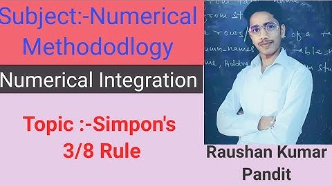 Numerical Integration - Simpson