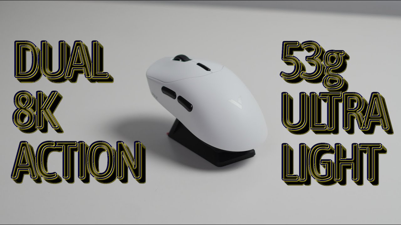 Dual 8K Action | Rapoo VT2 Max wireless gaming mouse