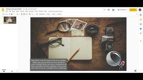 Creating a digital escape room using Google Slides - Video 7