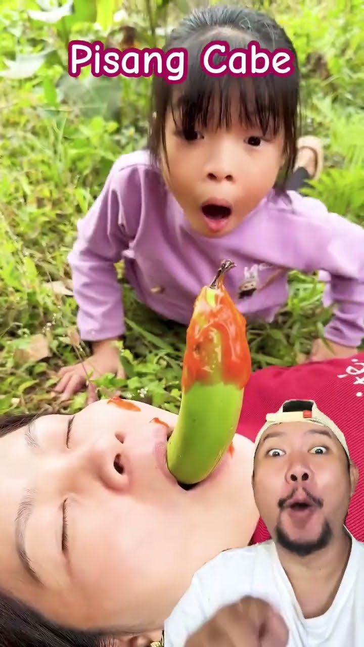 PISANG HIJAU DAN SAUS SAMBEL!!!?? #funny #cute #cutebaby #baby #lucu