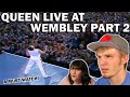 QUEEN LIVE AT WEMBLEY PART 2 (COUPLE REACTION!) [A KIND OF MAGIC, UNDER PRESSURE, BITES THE DUST+]