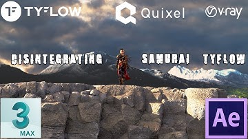 3ds Max, tyFlow & After Effects | Disintegrating Samurai