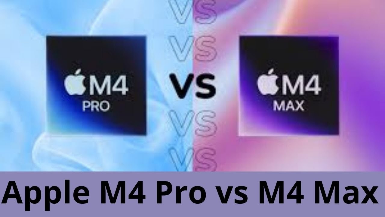 Apple M4 Pro vs M4 Max : la confrontation ultime - YouTube