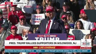 FULL SPEECH: President Trump Delivers Remarks at Rally in Wildwood, NJ - 5\/11\/24