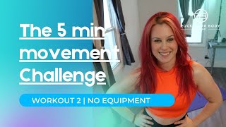 5 min movement challenge | Workout 2 | Low Impact   PCOS/Hormone Safe