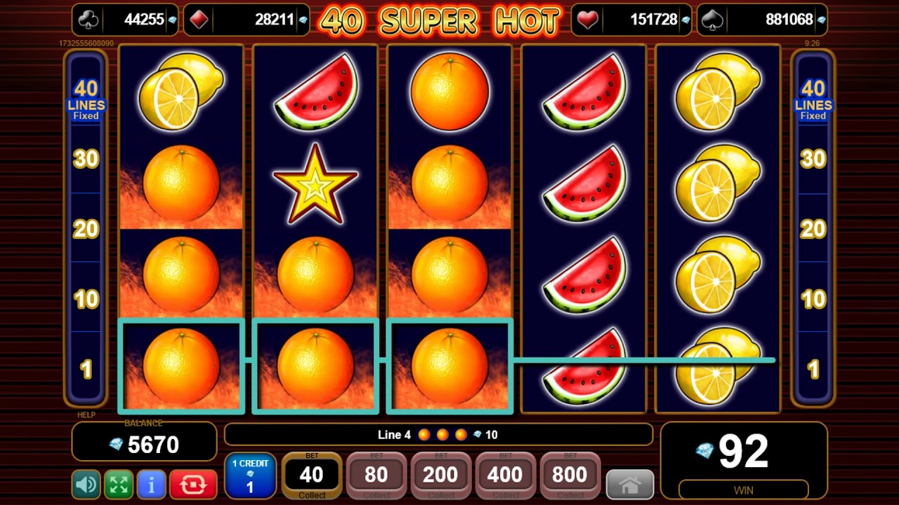 Free 40 super hot slot a egt casino game casinogamesonnet.com