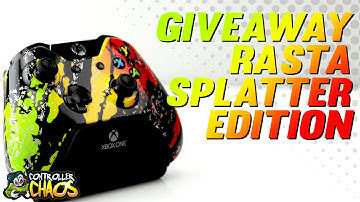 GIVEAWAY - Rasta Splatter Contest - Custom Controllers - Controller Chaos