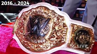 All Of Women's World Championship WWE PPV Match Card Compilation (2016-2024) With Title Changes