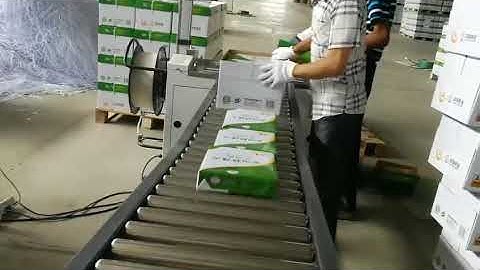 CHM A4 copy paper fully automatic cut size sheeting and packaging production line