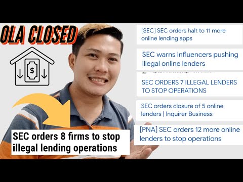 Online Lending Platform SEC Closure Update (Online Lending Harassment Pinasarado na ng SEC) #ola