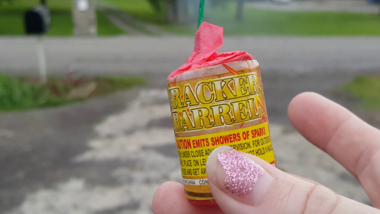 Lighting off small Novelty Fireworks YouTube