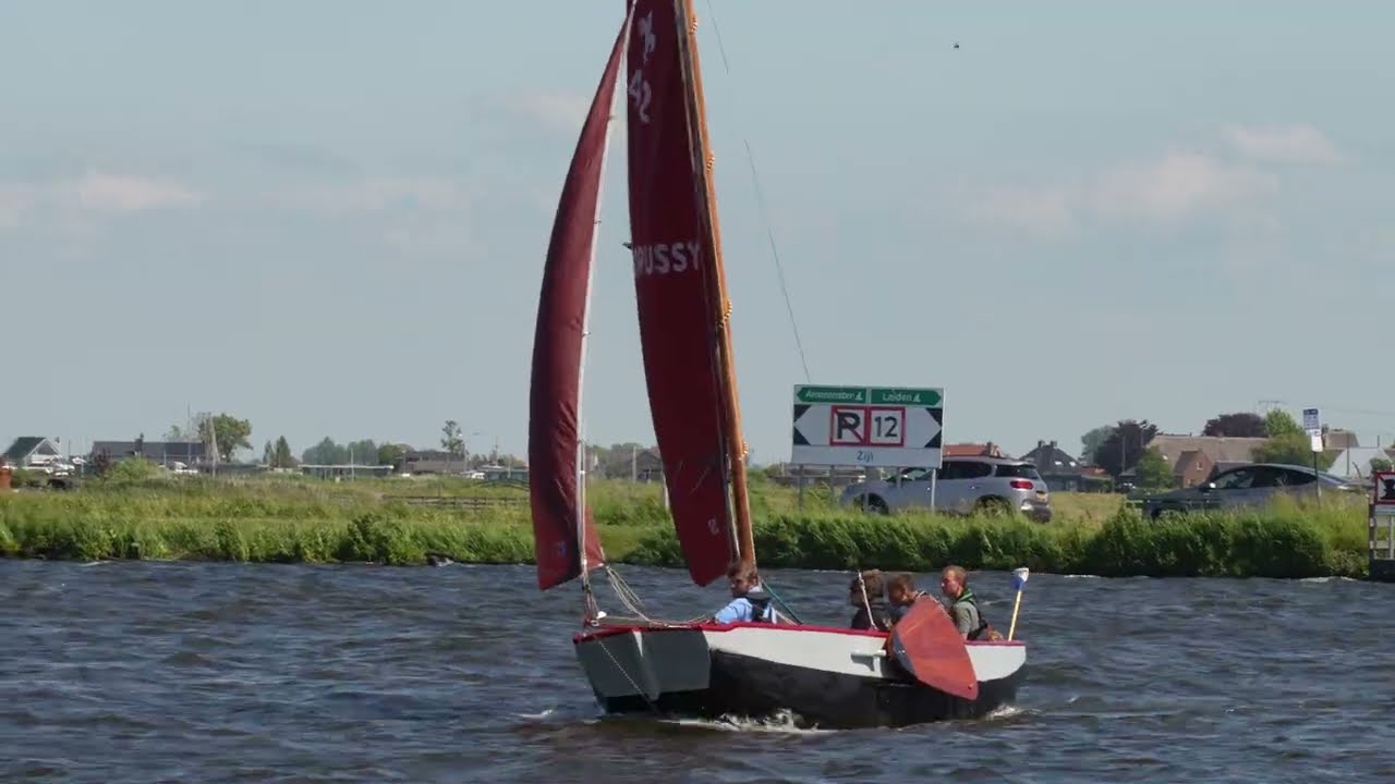 Classic Dutch Sailboats on Lake Joppe 30-05-2025