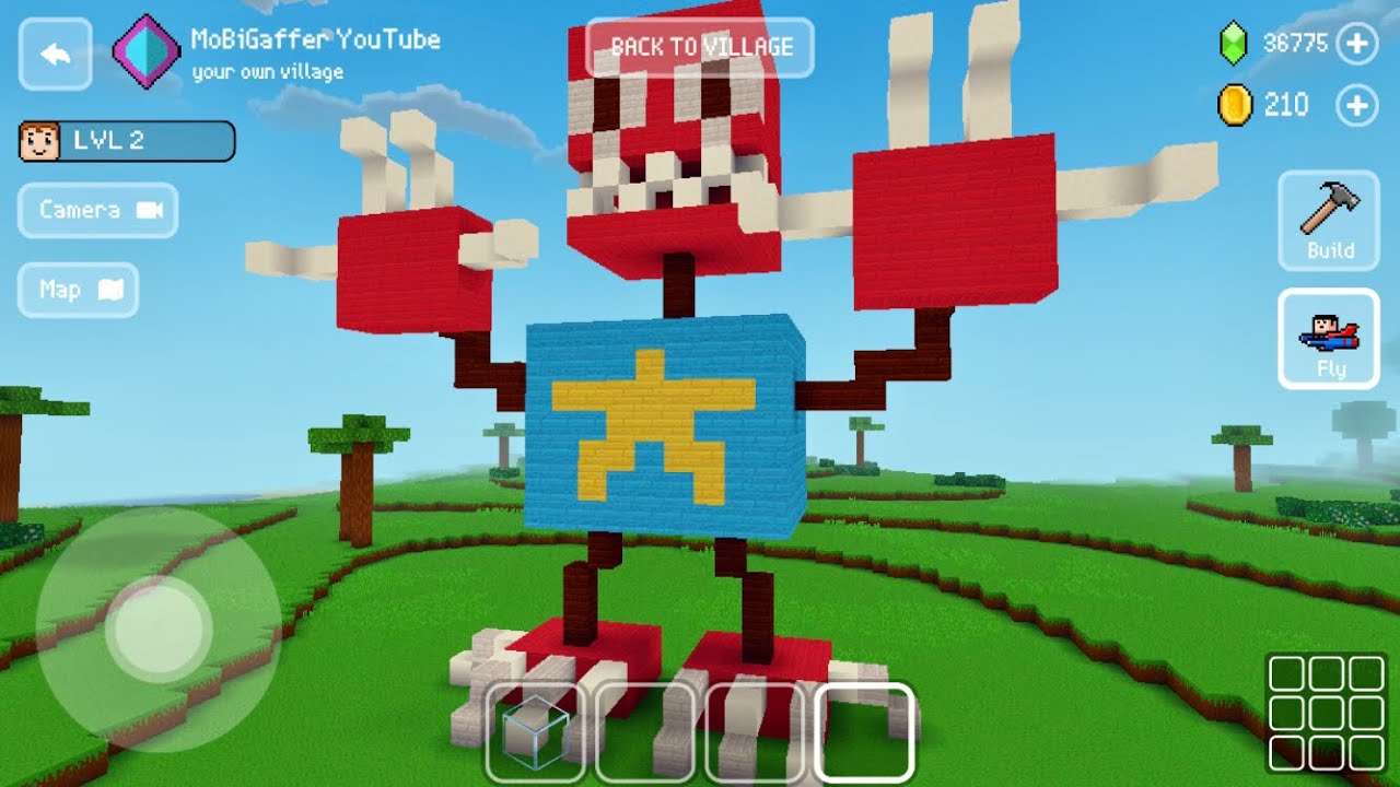 Block Craft 3D: Crafting Game #3185 | Boxing Statue - YouTube
