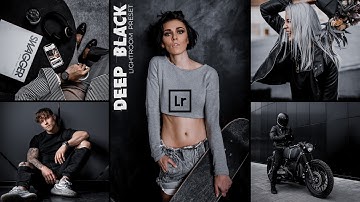 Deep Black preset - Lightroom presets | dark black lightroom presets | moody black presets