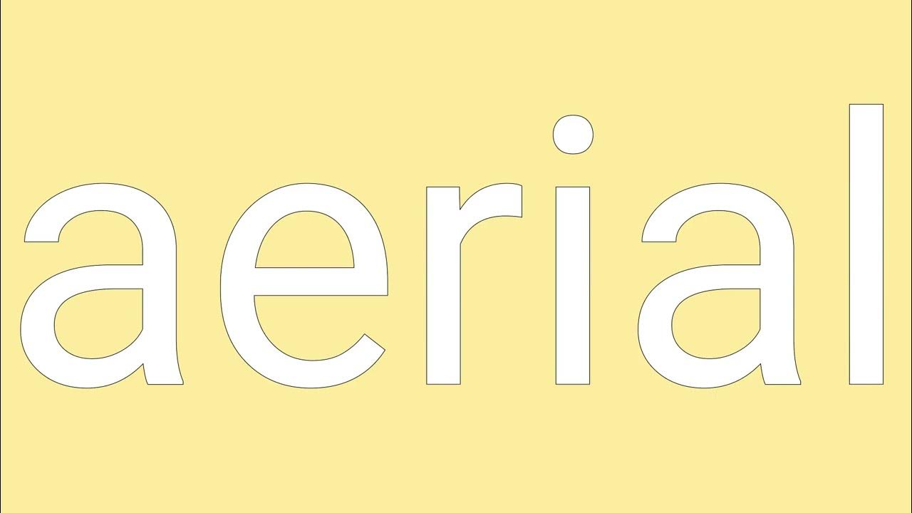 Aerial Definition & Meaning YouTube