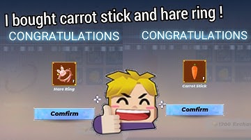 [Blockman Go] Sky Block｜I bought carrot stick and hare ring😅