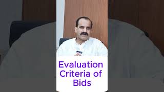 Evaluation Criteria of Bids. #epadsversion2 #ppra #technical bid