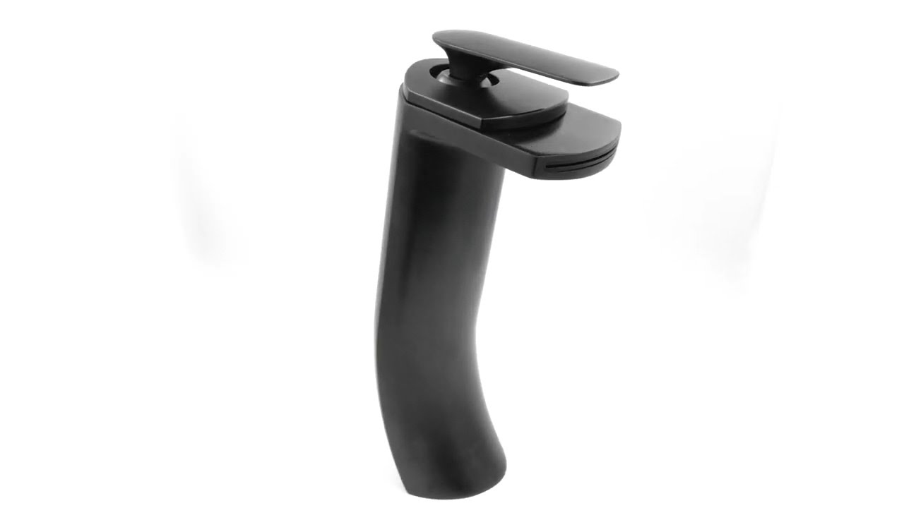 Contemporary Waterfall Vessel Faucet,  offering Watersense GF-057ORB