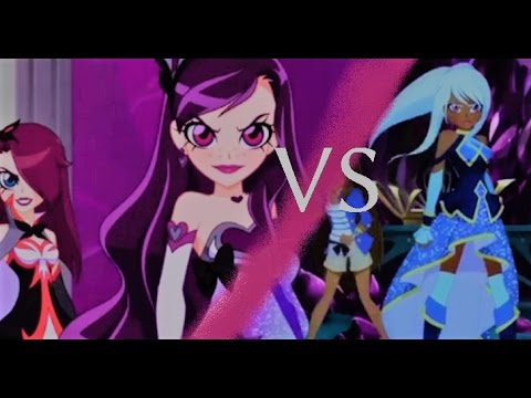 Evil Iris VS Izira, Lina, Carissa, Talia et Auriana || Dream of LoliRock