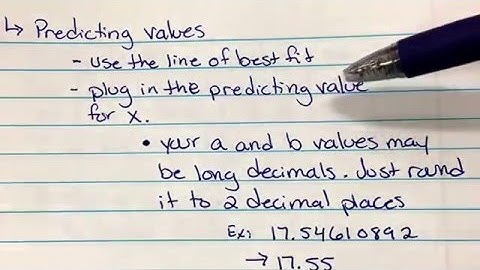 Math 1 Scatter Plots Notes 2