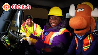 learning waste collection trucks cbc kids