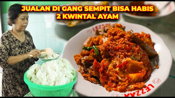 SEHARI HABIS 2 KWINTAL AYAM PADAHAL JUAL DI GANG! WARTEG PERTAMA DI GEJAYAN, WARUNG TEXAS PUTRA 1978
