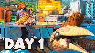 1562 Players vs a SOLO Sky Base On Day 1 ARK! screenshot 3