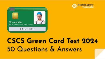 CSCS Green Card Mock Test 2024 | 50 Questions & Answers