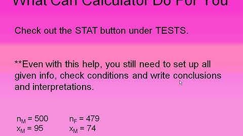 two proportions video