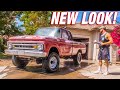 My 61 F250 Get's NEW WHEELS and It's First Pressure Wash In YEARS!