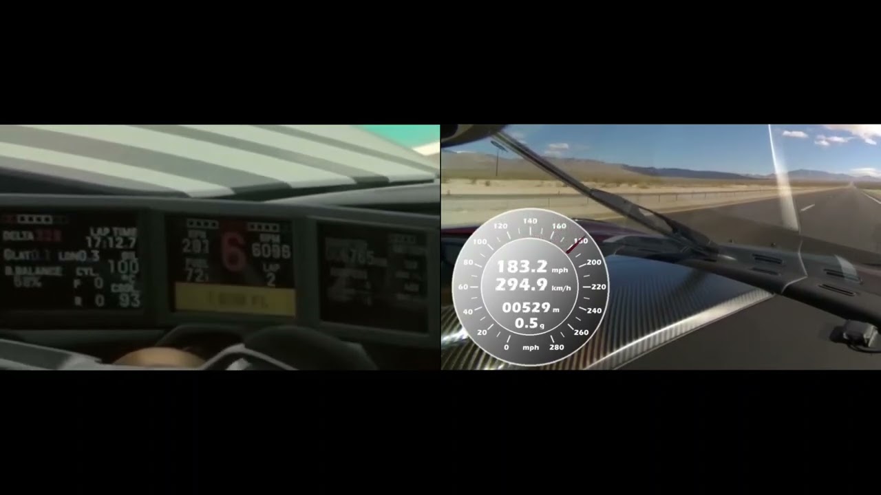 Koenigsegg Agera RS Vs Bugatti Bolide 100-300 km/h Acceleration Comparison 