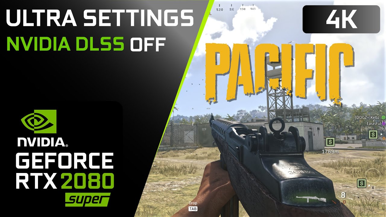 Call Of Duty Warzone PACIFIC | RTX 2080 Super | i9 9900K | 4K ULTRA SETTINGS | DLSS OFF