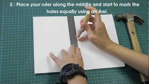 Book Binding (Part One: Long-Stitch Technique)