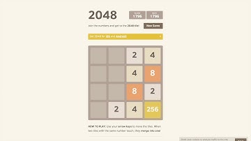 How to beat 2048? Simple strategy!