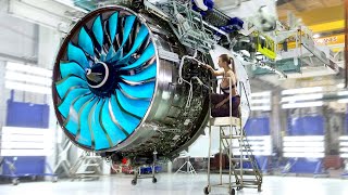 Rolls-Royce Jet Engine Manufacturing Building the Powerful Jet Engines Giga Factory [Assembly line]