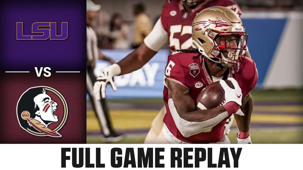 LSU vs Florida State Full Game Replay  2023 ACC Football