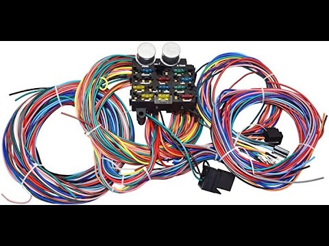 Cheap way to wire your hot rod, classic car or truck with a 12 circuit universal wiring harness #2