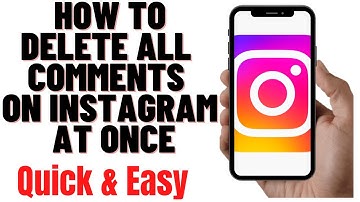 HOW TO DELETE ALL COMMENTS ON INSTAGRAM AT ONCE